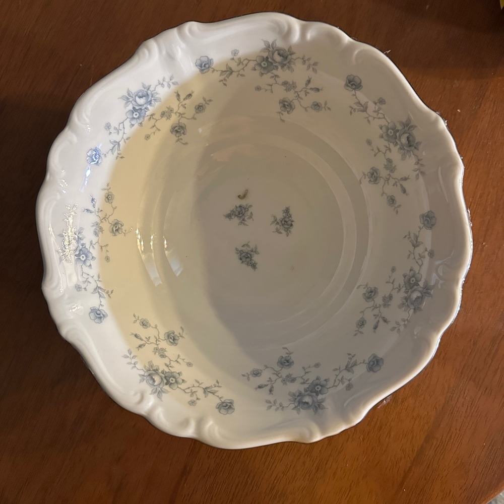 Haviland Fine China Soup Bowl      Blue Garland Collection